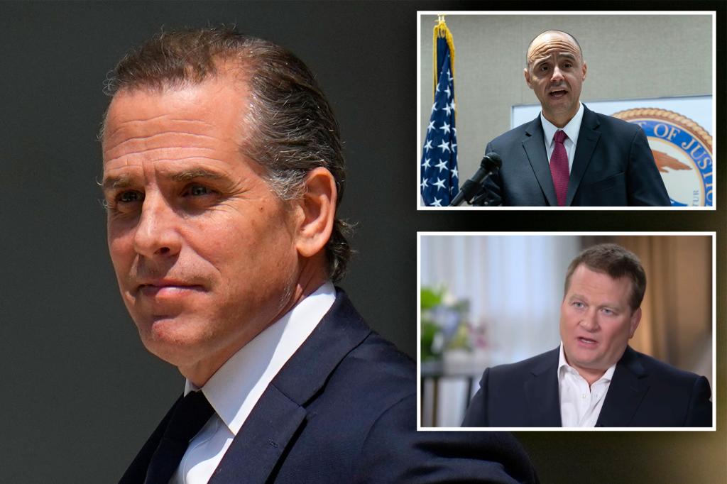 Hunter Biden demands DOJ probe into ex-business partner Tony Bobulinski: report