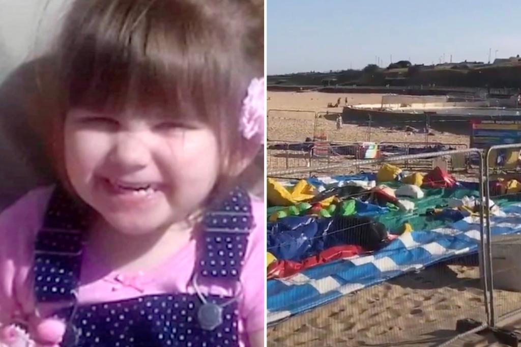 Inflatable owner jailed over death of toddler thrown 40 feet after beach trampoline exploded