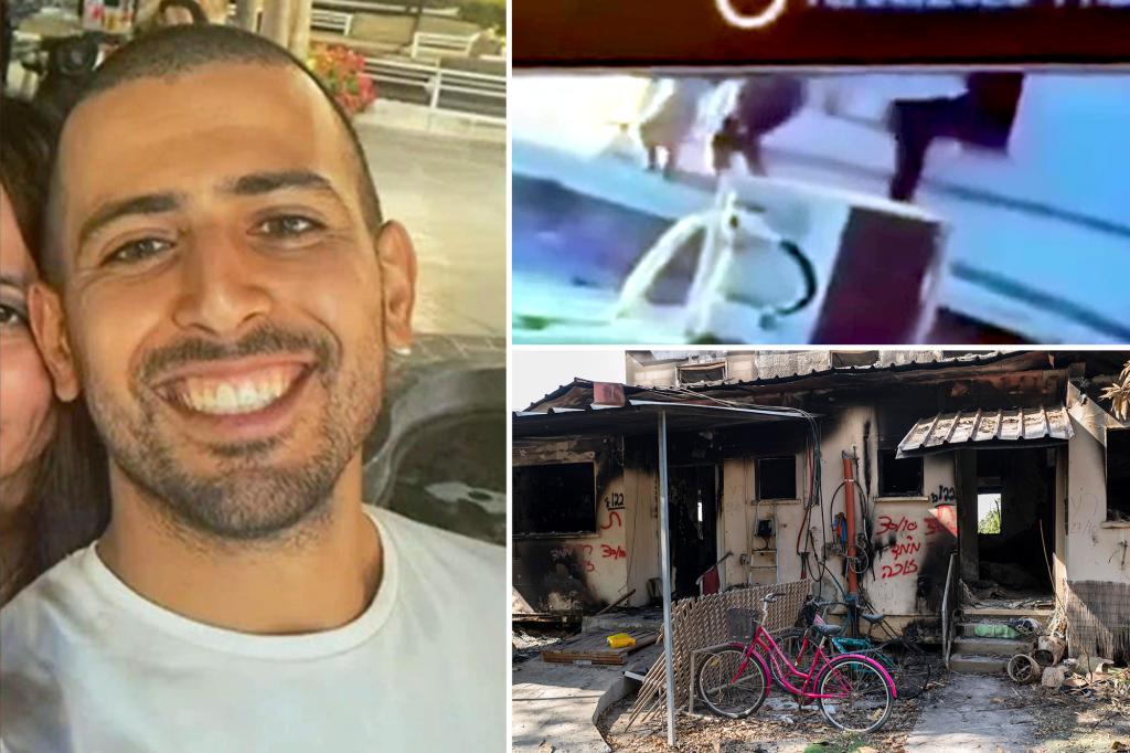 Israeli father killed by Hamas moments after helping family escape home: video