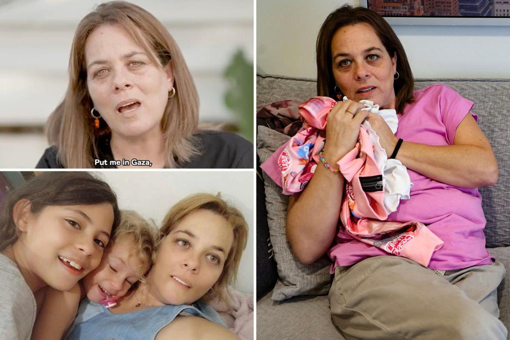Israeli mom offers herself as Hamas hostage to reunite with kidnapped daughters
