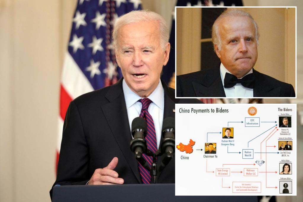 Joe Biden got $40K from bro James in ‘laundered’ China funds: Comer