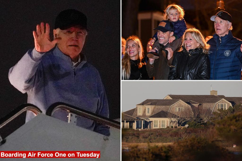 Joe and Jill Biden returning for Thanksgiving at billionaire David Rubenstein’s $39M Nantucket estate
