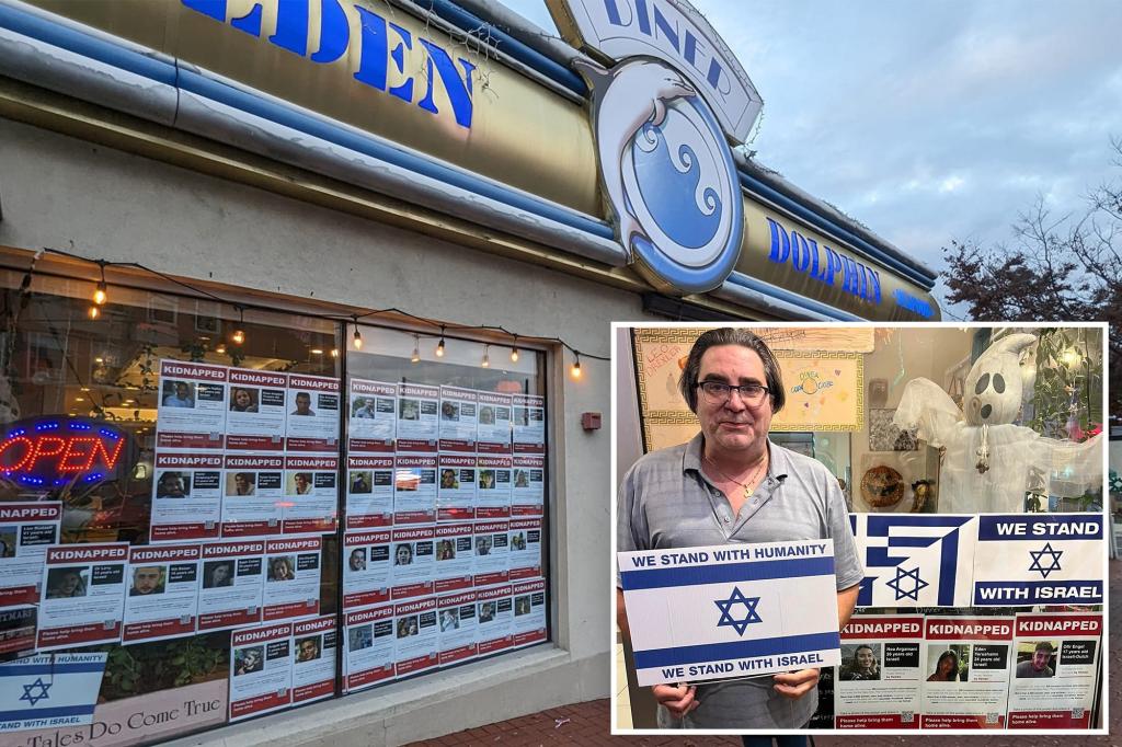 LI diner boycotted over Israeli flags, hostage posters before being backed by the Jewish community