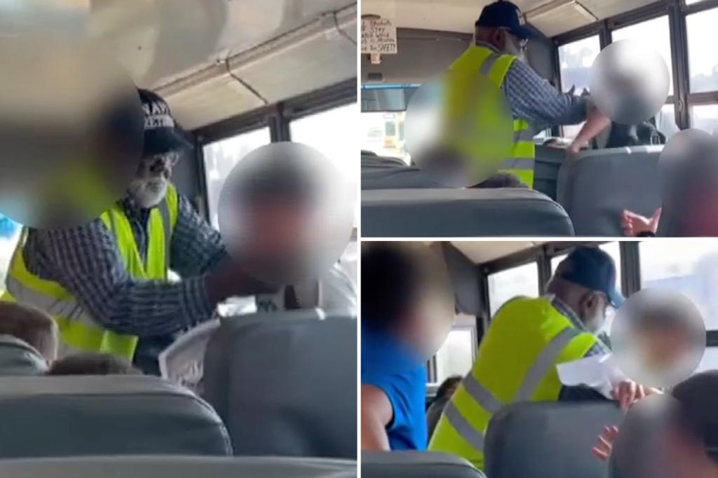 Louisiana school bus driver seen allegedly choking, pushing middle school student in harrowing video