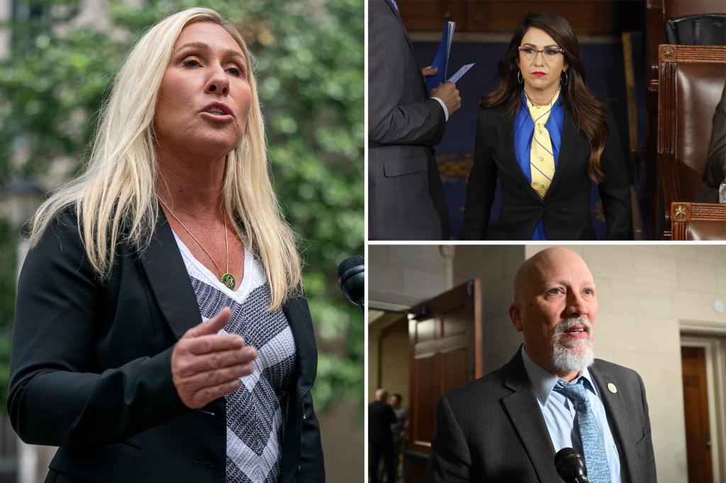 MTG slams ‘vaping, groping’ Boebert in rant about GOPers who helped Tlaib beat back censure