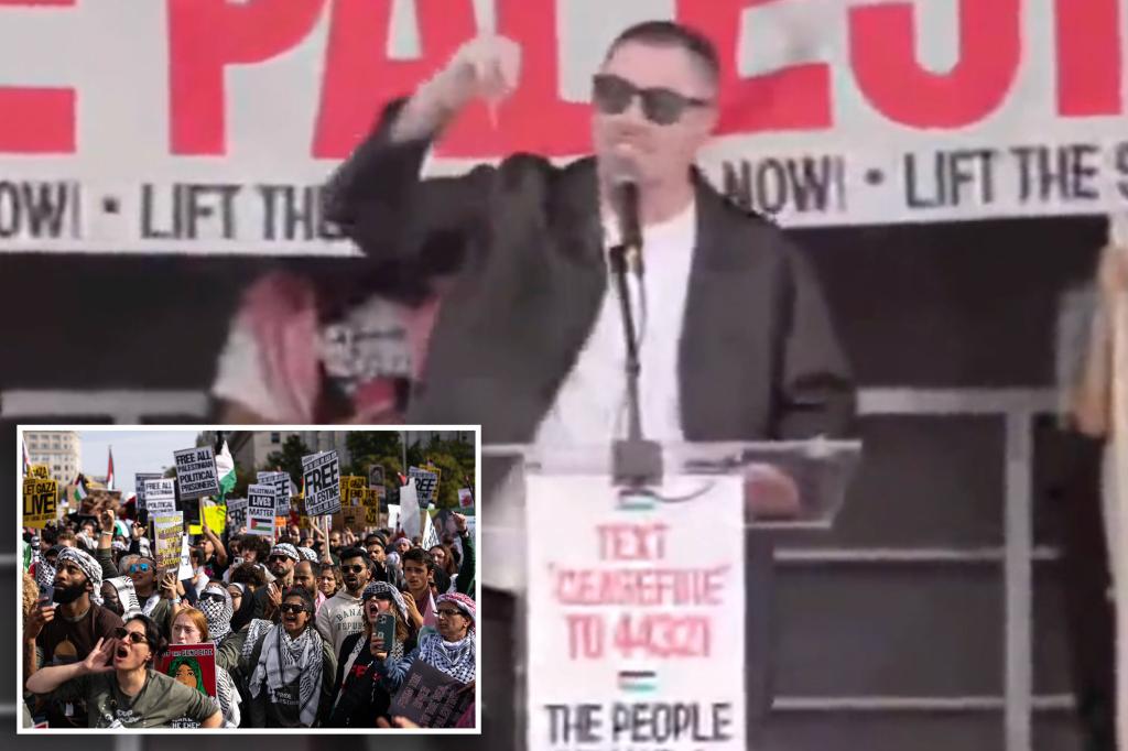 Macklemore speaks at pro-Palestinian rally in DC where demonstrators called for destruction of Israel: ‘This is genocide’