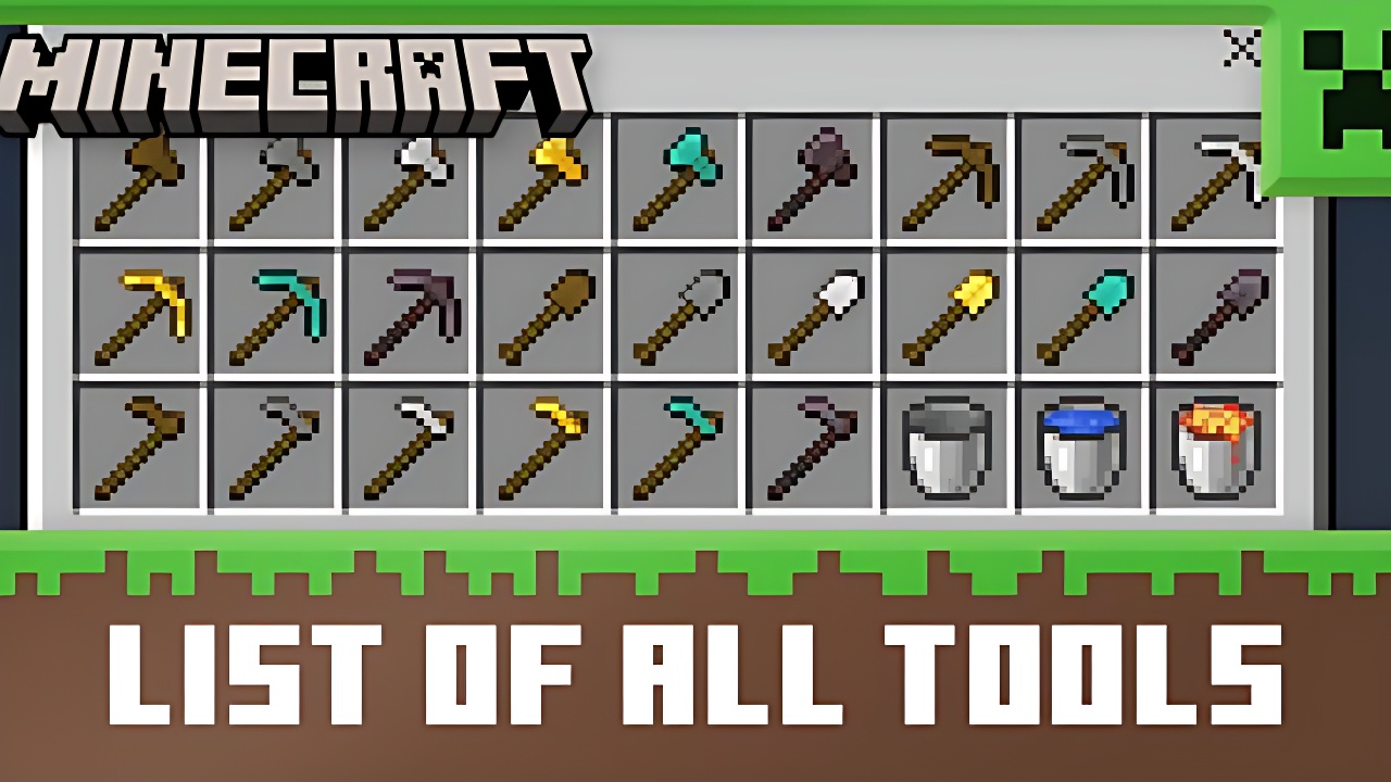 Minecraft: List of All Tools You Won’t Believe Exist - SCHOOL TRANG DAI