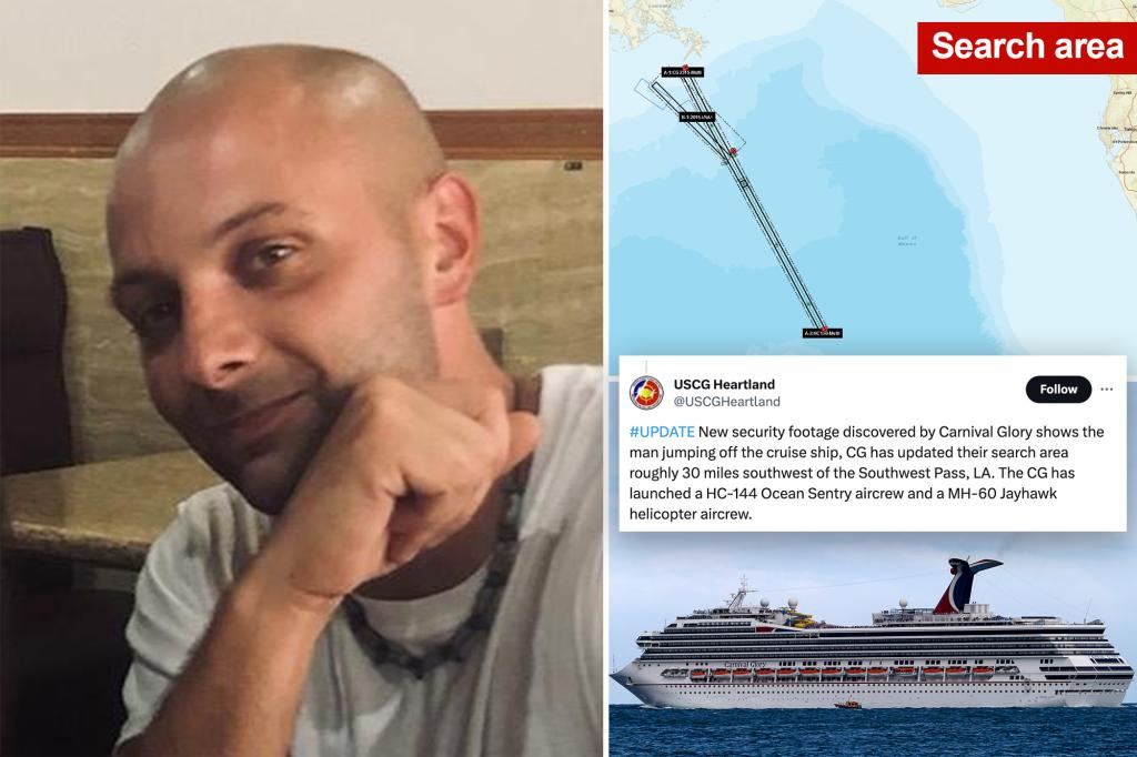 Missing Carnival Cruise passenger seen in surveillance video jumping off ship’s deck