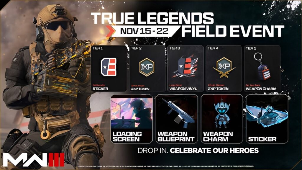 Modern Warfare 3: Unlocking Rewards in the True Legends Event