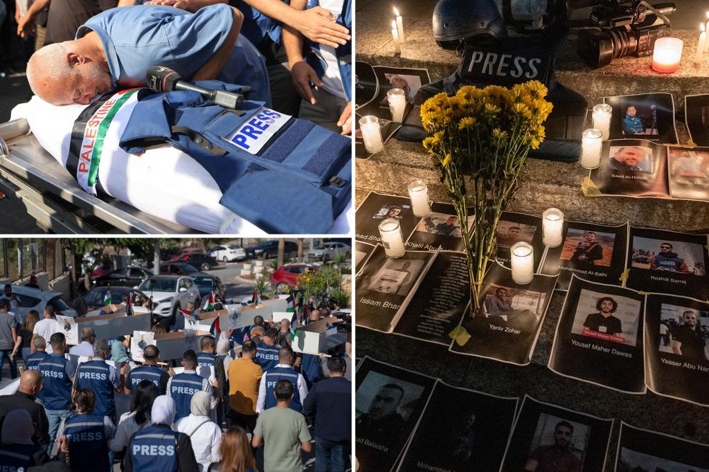 More than 750 reporters sign letter condemning ‘Israel’s killing of journalists in Gaza’ as death toll rises
