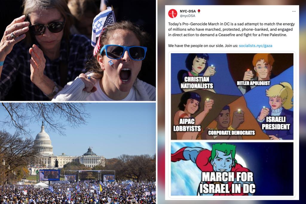 NYC Democratic Socialists rip DC ‘March for Israel’ as pro-genocide while implying crowd included ‘Hitler apologists’