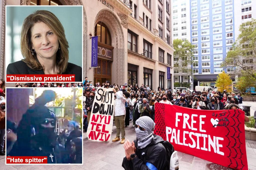 NYU’s Israeli alumni cut ties over president ‘whitewashing’ antisemitic chant as ‘not that bad’