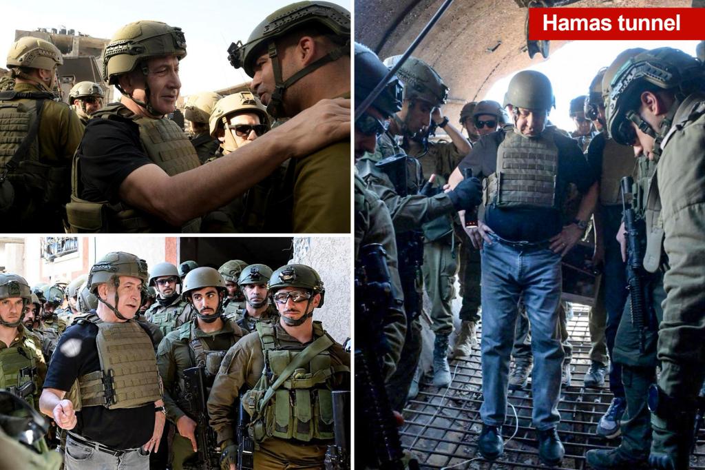 Netanyahu visits troops in Gaza, tours terror tunnels: ‘We will continue until the end’