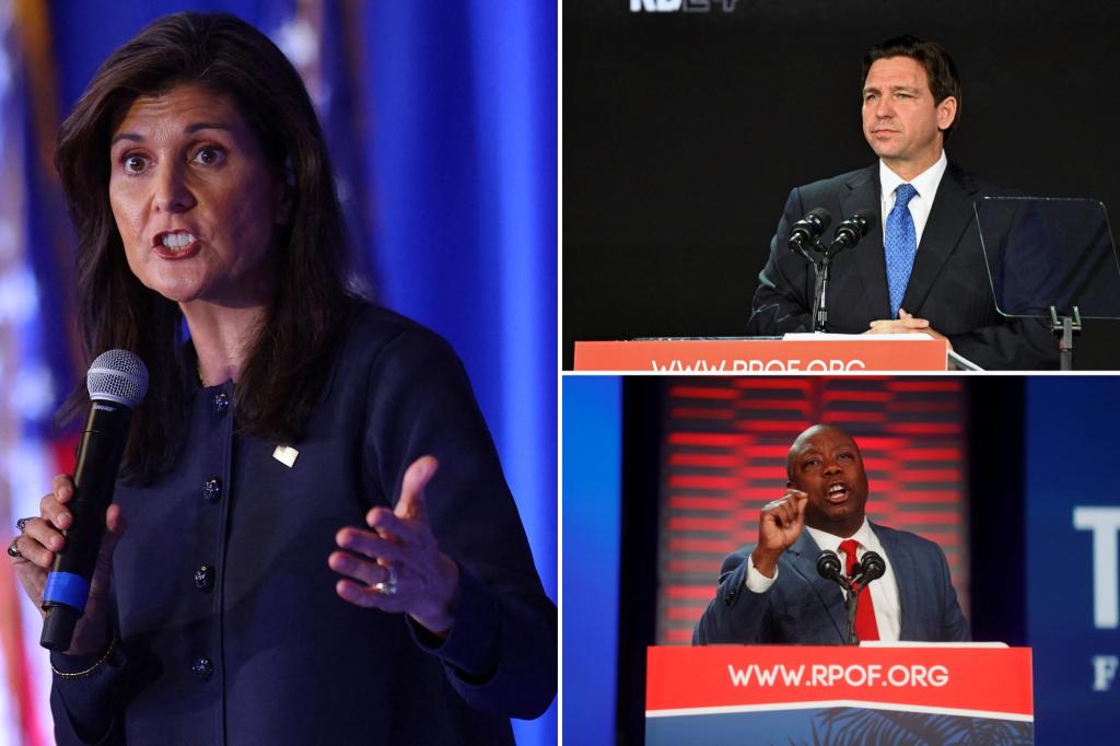 Nikki Haley and Tim Scott hint how they’ll attack GOP presidential rivals at debate