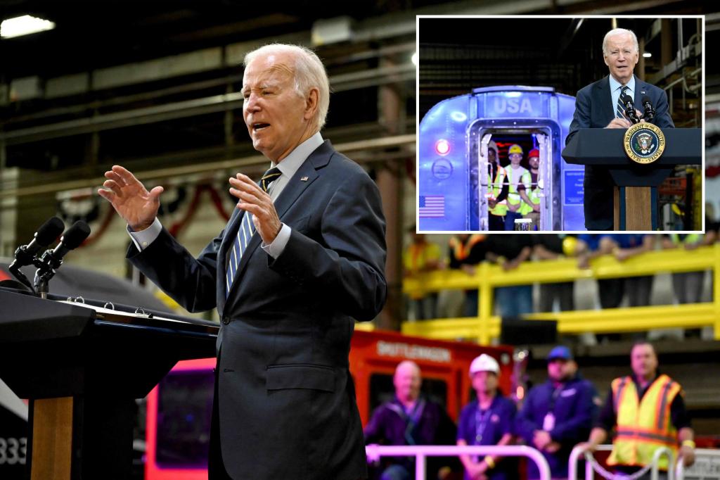 Pinocchio Joe! Biden tells false Amtrak story for 12th time as president at Delaware rail event