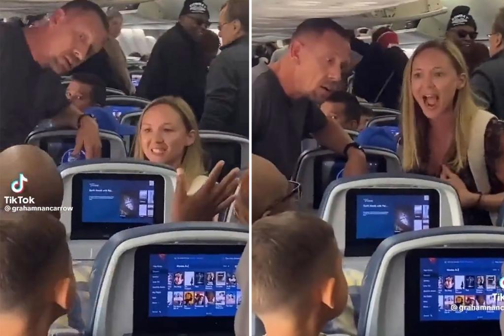 Raging airplane passenger defends her right to recline in latest flight dust-up: ‘I’m allowed!’