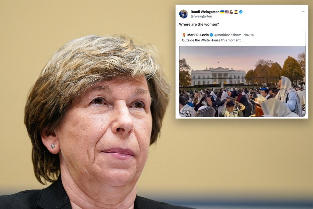 Randi Weingarten slammed online for question about Jewish prayer: ‘Moron’