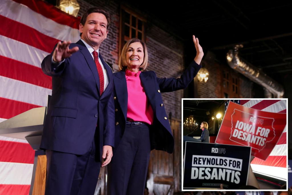Republican Iowa Gov. Kim Reynolds endorses DeSantis for presidentÂ 