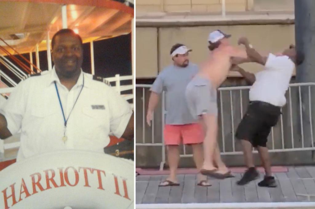 Riverboat captain attacked in massive Alabama dock brawl now faces assault charge