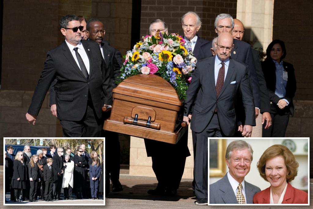 Rosalynn Carter begins final journey borne by Secret Service agents