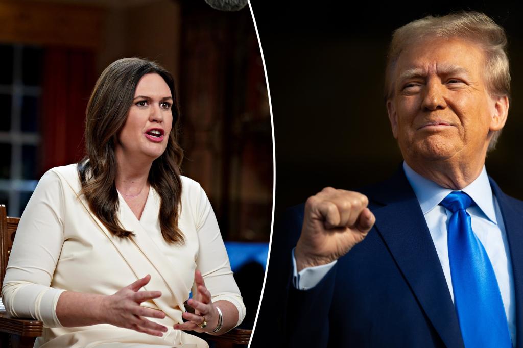 Sarah Huckabee Sanders to endorse Trump at rally opposite Republican debate