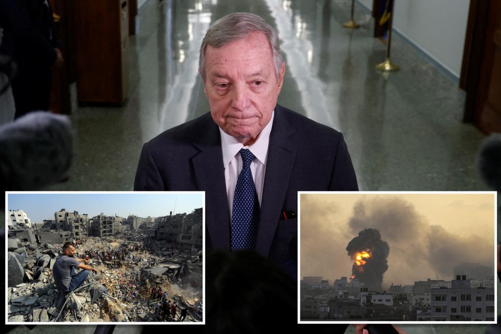 Second-highest ranking Democratic senator, Dick Durbin, calls for Israel-Hamas war ceasefire