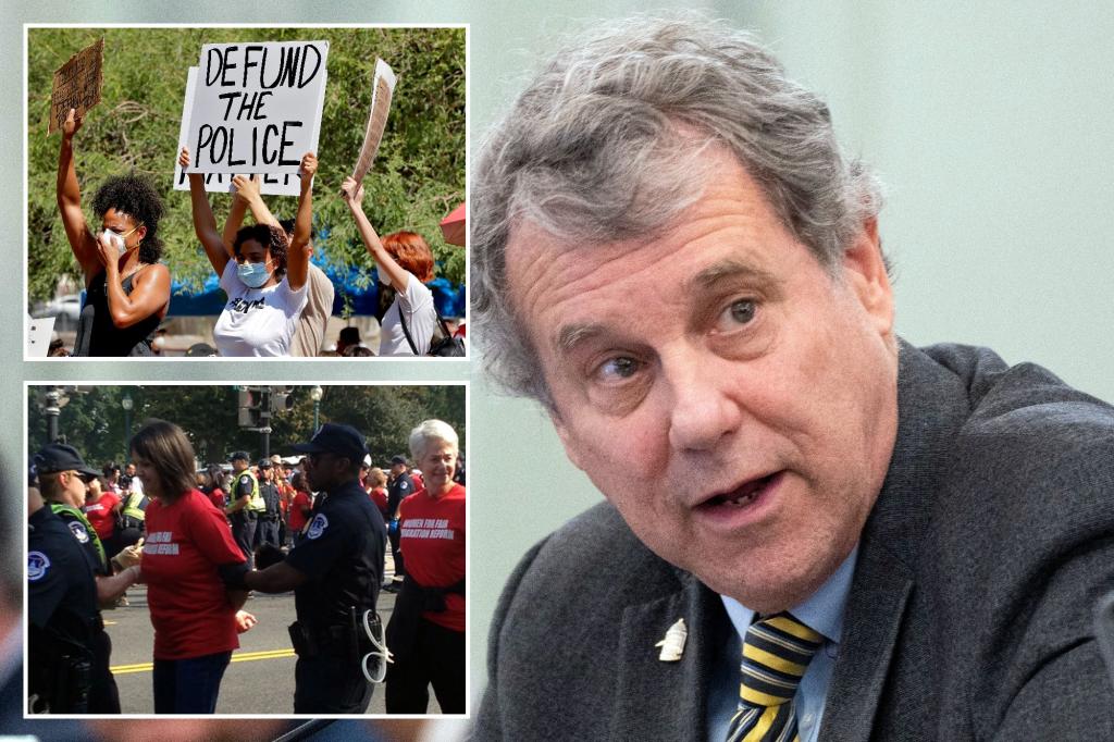 Sen. Sherrod Brown gives royalties to far-left group whose director wants to abolish ICE, defund police