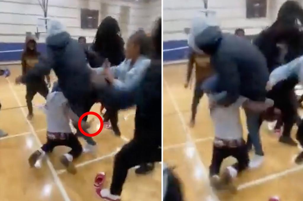 Student, 15, killed by younger peer in caught-on-camera brawl at North Carolina high school