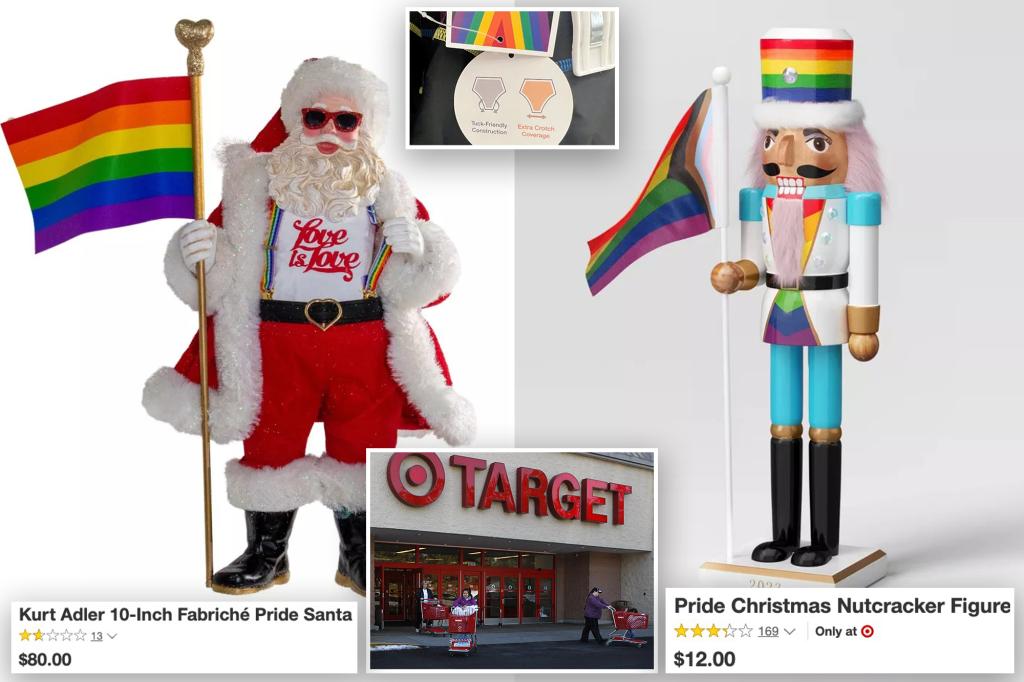 Target under fire for ‘sexualizing’ Christmas with ‘pride Santa’