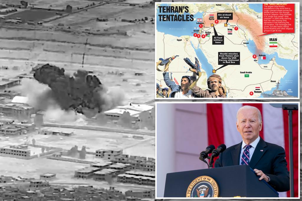 US fires airstrikes at 2 facilities with ties to Iran, its proxy groups