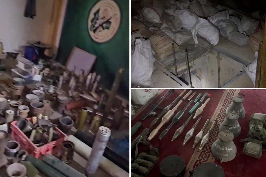 Video shows Hamas weapons lab, whiteboard with rocket sketches under Gaza mosque: Israel