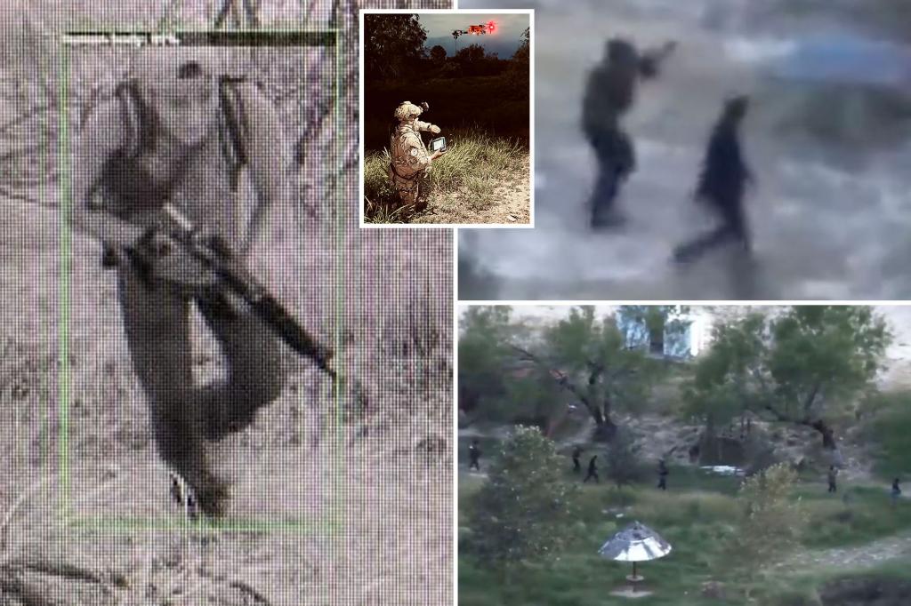 Video shows black-clad, rifle-wielding men stalk Texas island caught up in cartel turf war