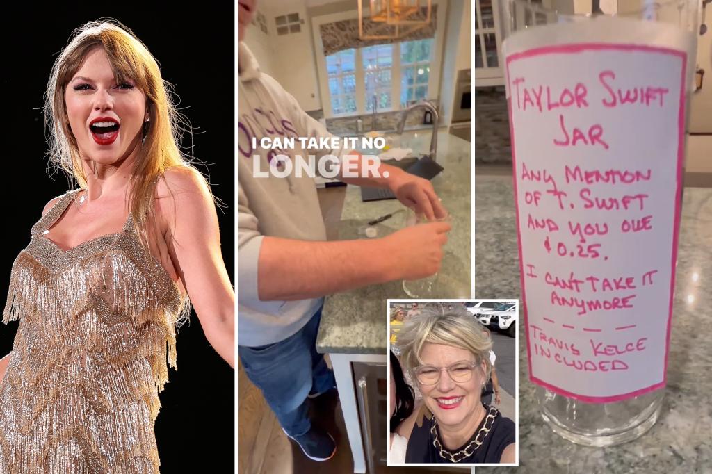 Wife must pay fine to ‘Taylor Swift jar’ if she mentions megastar’s name around husband