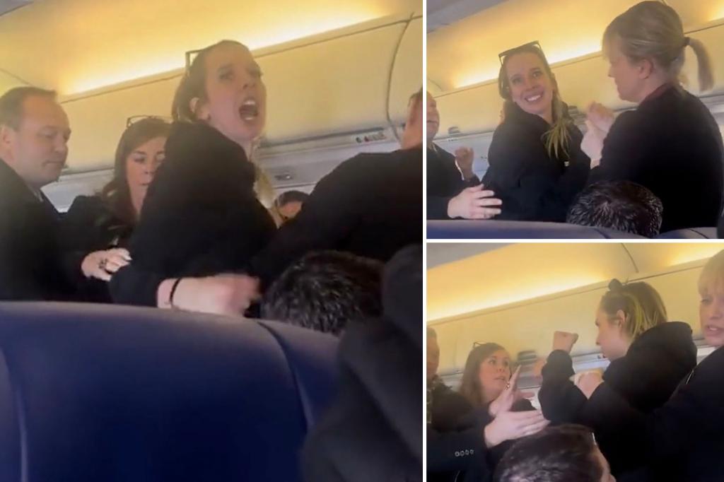 Wild video shows airline passenger yelling about being ‘human trafficked’