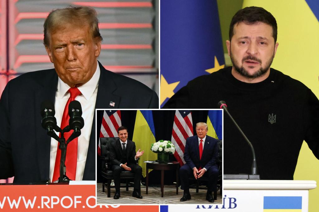 Zelensky invites Trump to Ukraine and says he needs US support for one more year