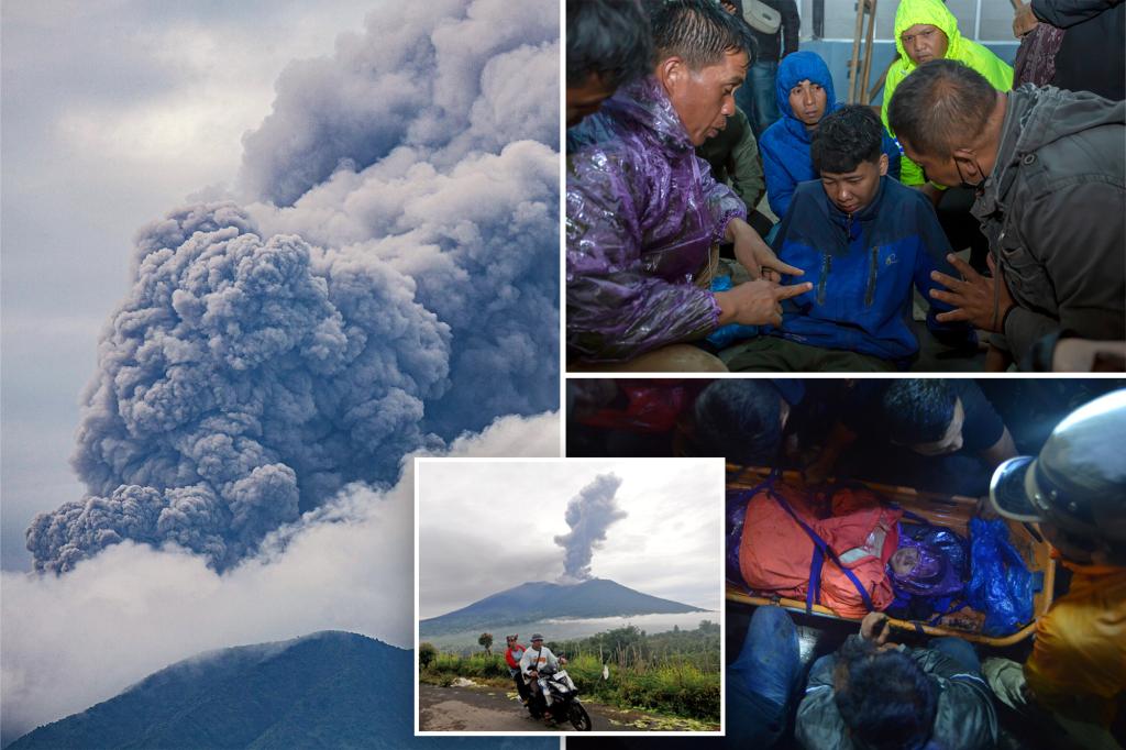 11 bodies recovered after volcanic eruption in Indonesia, 12 climbers still missing