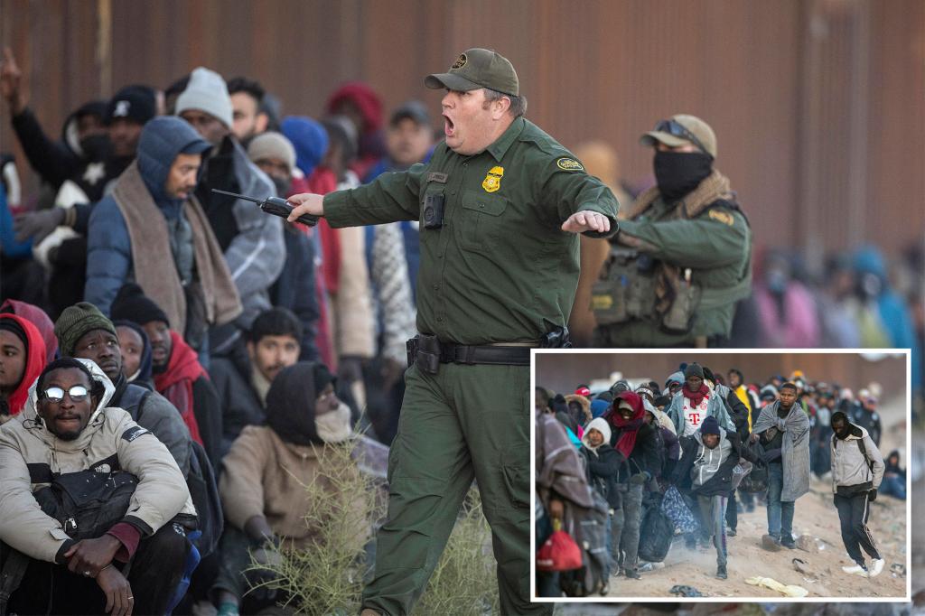 12,000 migrants cross Southern border in a single day Tuesday â highest total ever: sources
