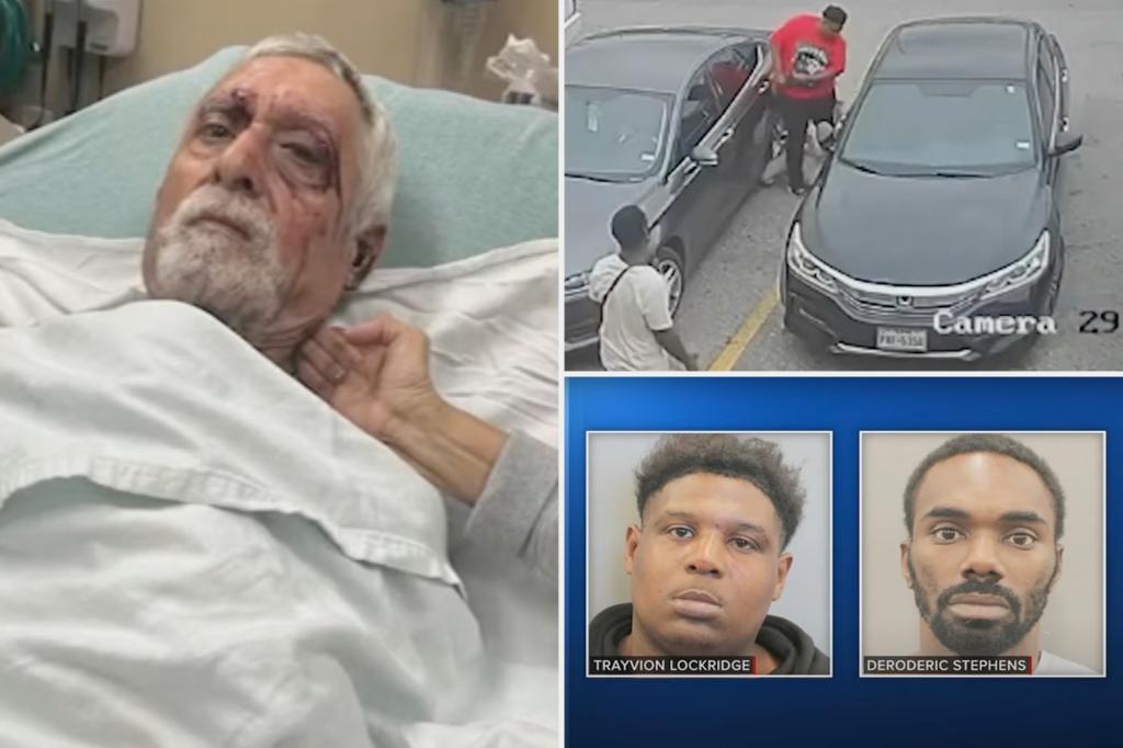 2 men viciously beat 67-year-old Houston man with Alzheimer’s after he tried getting in wrong car, video shows