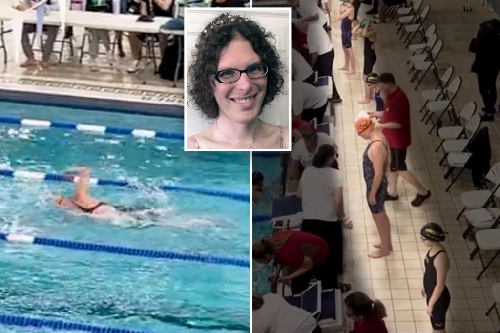 50-year-old trans swimmer shared locker room while competing against teens: ‘The girls were terrified’