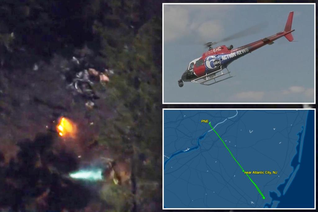 Action News’ Chopper 6 crashes in NJ; pilot and photographer killed