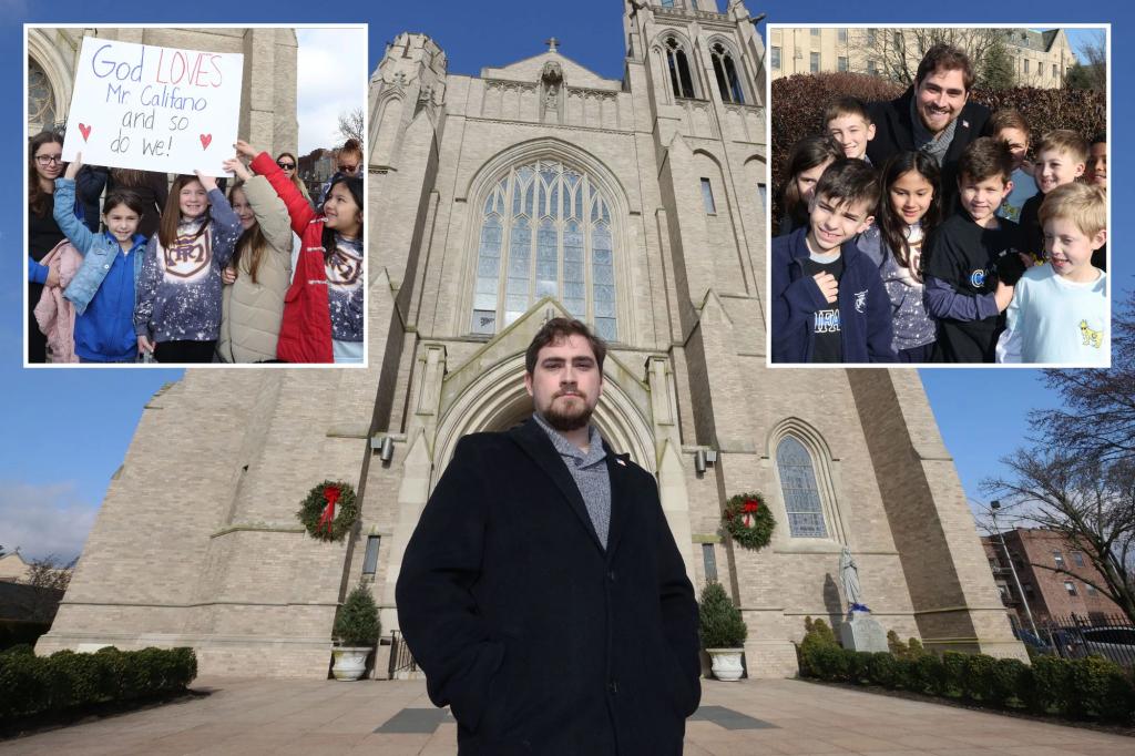 Beloved teacher says he was fired from Long Island Catholic elementary school for being gay