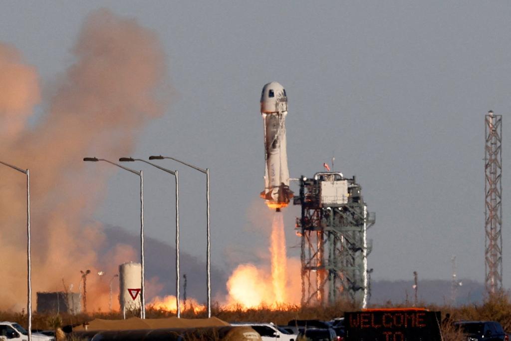 Bezos’ Blue Origin plans New Shepard rocket flight after 15-month grounding