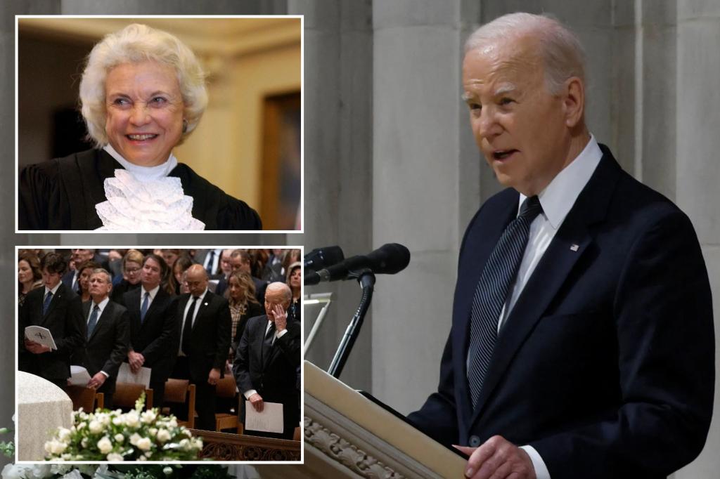 Biden praises Sandra Day O’Connor’s ‘civility’ at late justice’s funeral