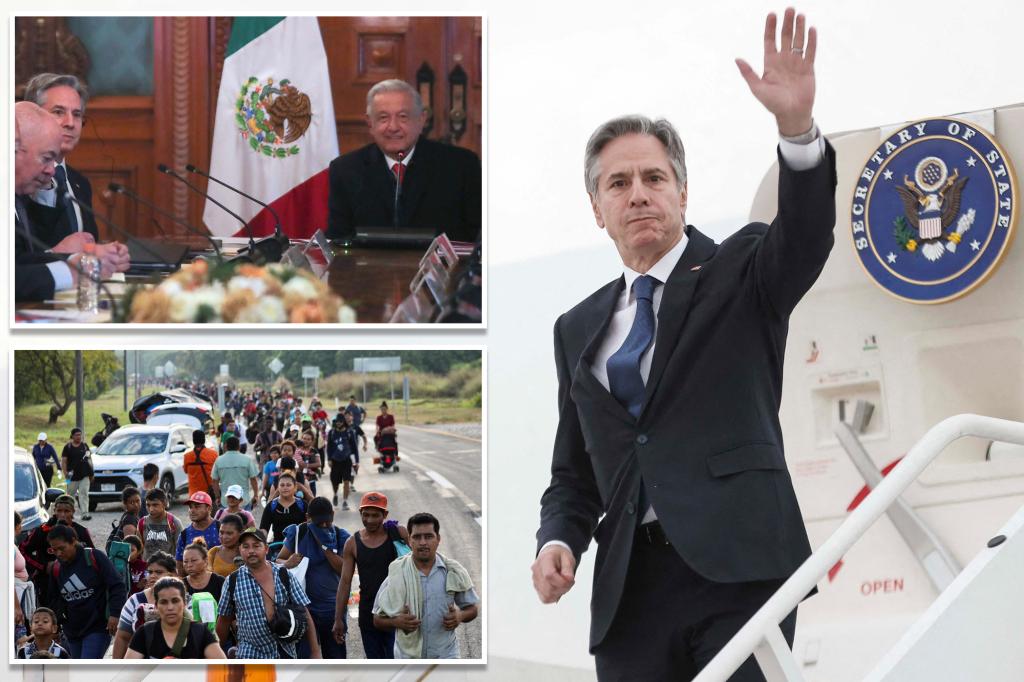 Blinken, Mayorkas migrant mission to Mexico yields no action —  amnesty teased for illegals in US