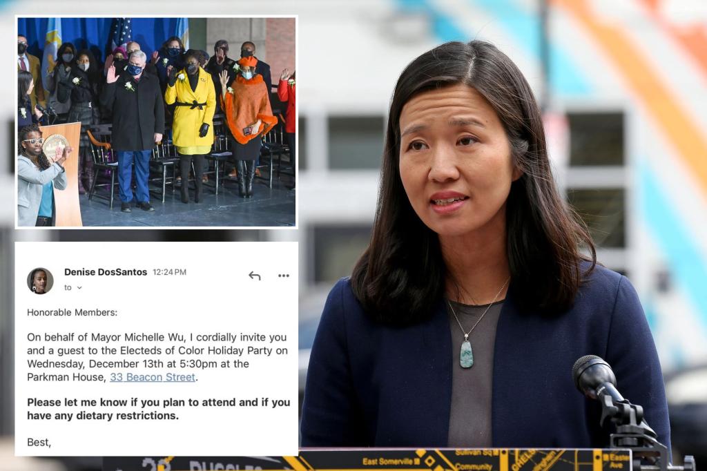 Boston Mayor Michelle Wu defends ‘electeds of color’ holiday party after invitation backlash: ‘Honest mistake’