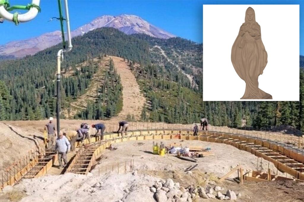 California ski resort’s plans for 20-foot Virgin Mary statue on slope has locals snowblind with rage: ‘Keep religion out of skiing’