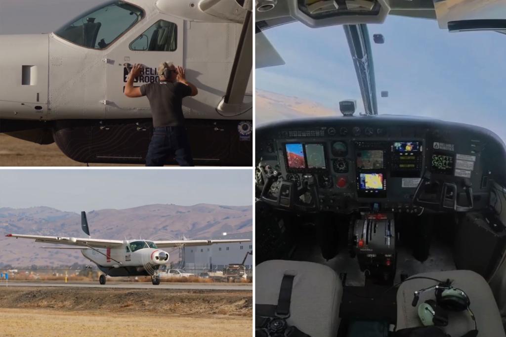 Cargo plane takes 12-minute flight over California without a pilot: ‘Milestone for the industry’