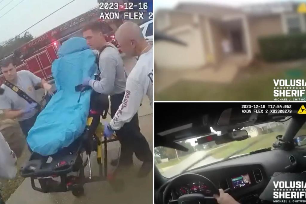 Chilling video shows cops rescuing girl, 5, who accidentally shot herself with gun found under bed