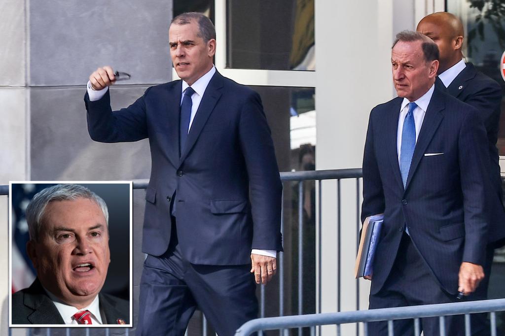 Comer threatens Hunter Biden contempt move if he dodges deposition