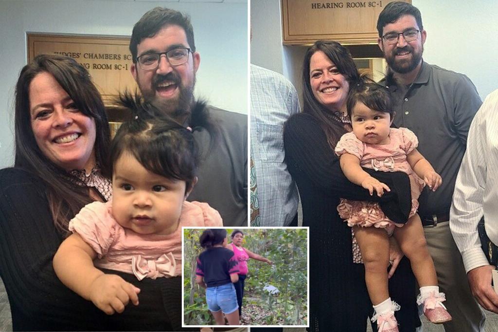 Couple adopts Florida baby who was abandoned in the woods about an hour after her birth
